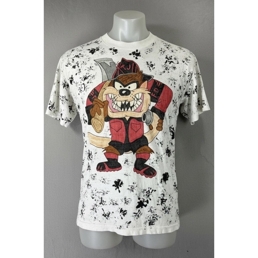 Vintage‎ Taz Looney Tunes Shirt XL 90s Single Stitch USA Graphic Tee